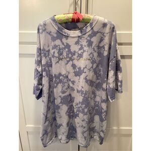 Taylor Swift Tie Dye Distressed Taylor Version Sweat Shirt Sz 2XL Short Sleeve